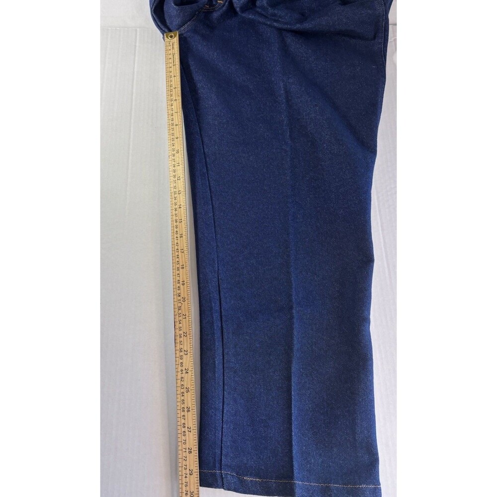 Vintage SFO San Francisco Overall Jeans Made USA NWT W48 L30 Blue - Picture 12 of 13